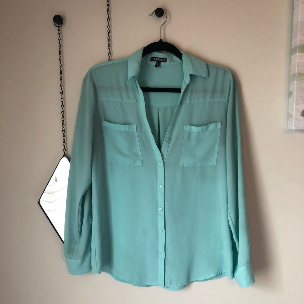 Turquoise express blouse